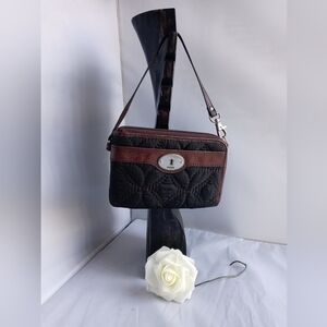 FOSSIL. VINTAGE QUILTED WALLET‎